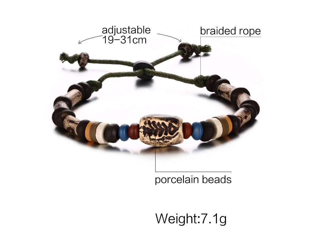 Mens Bead Bracelet