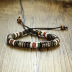 Mens Natural Stone Beaded Bracelet