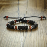 Mens Natural Stone Beaded Bracelet