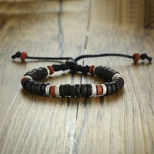 Mens Natural Stone Beaded Bracelet